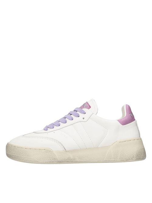 Sneakers in pelle MONO WAY | JIHA DONNA PELLEBIANCO-LILLA